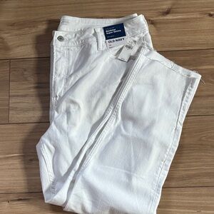 NWT Old Navy Bright White Denim Pants